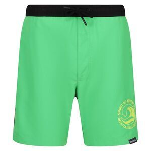 Regatta Mens Bentham Swim Shorts / Fairway Green/Black